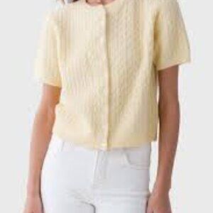 Things Between Sawyer Cardigan Color Butter  Medium